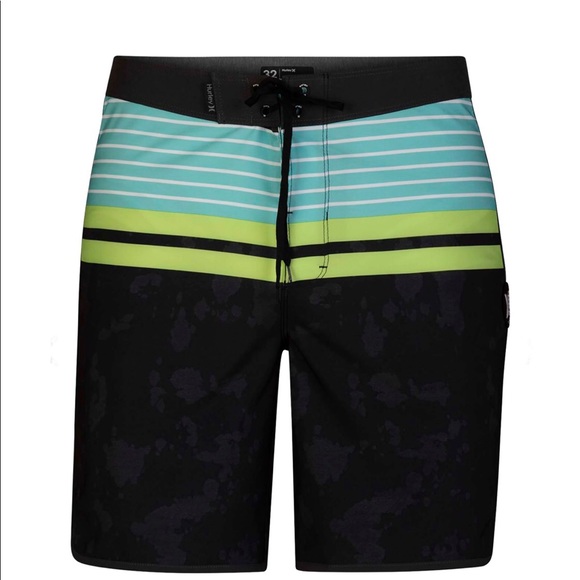 Men’s Hurley Phantom Striped Aloha Board Shorts - Picture 4 of 8